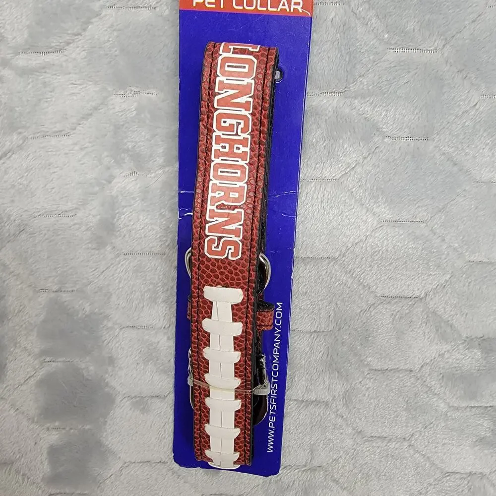 Texas Longhorns Pets First Signature Pro Football Pet Collar Dog Size Medium M